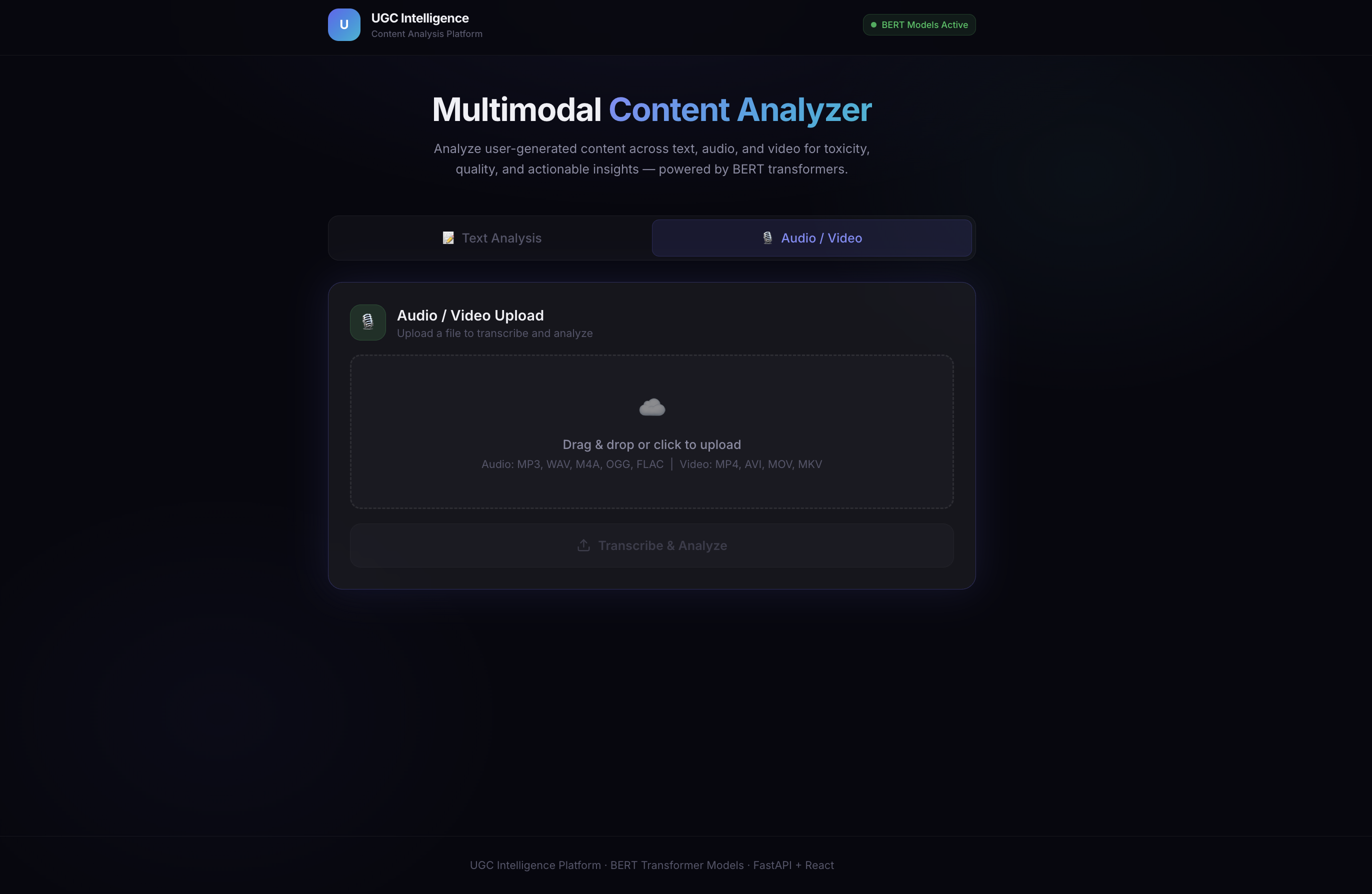 UGC Intelligence Platform